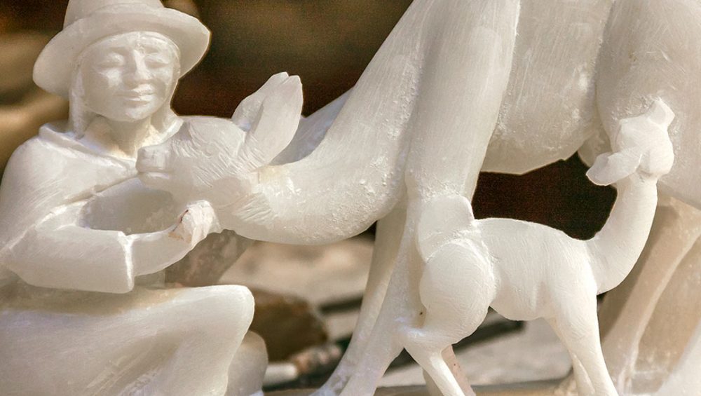 albatre andin pour photophores